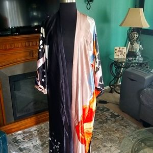 Satin kimono